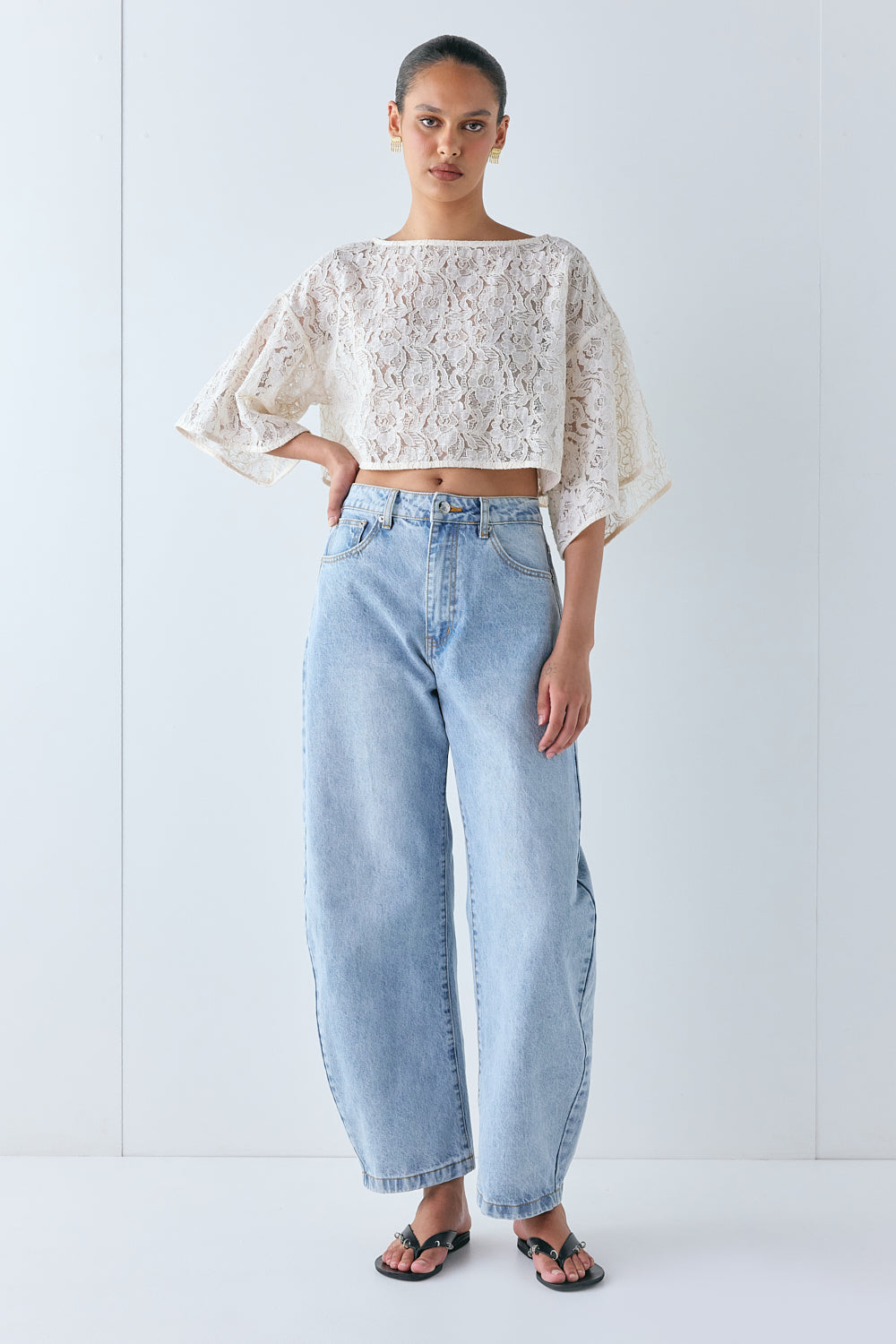 Alix Lace Top Cream