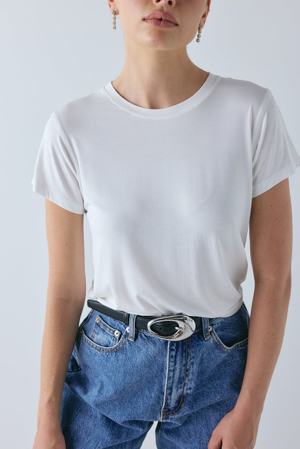 Cecile Tee White