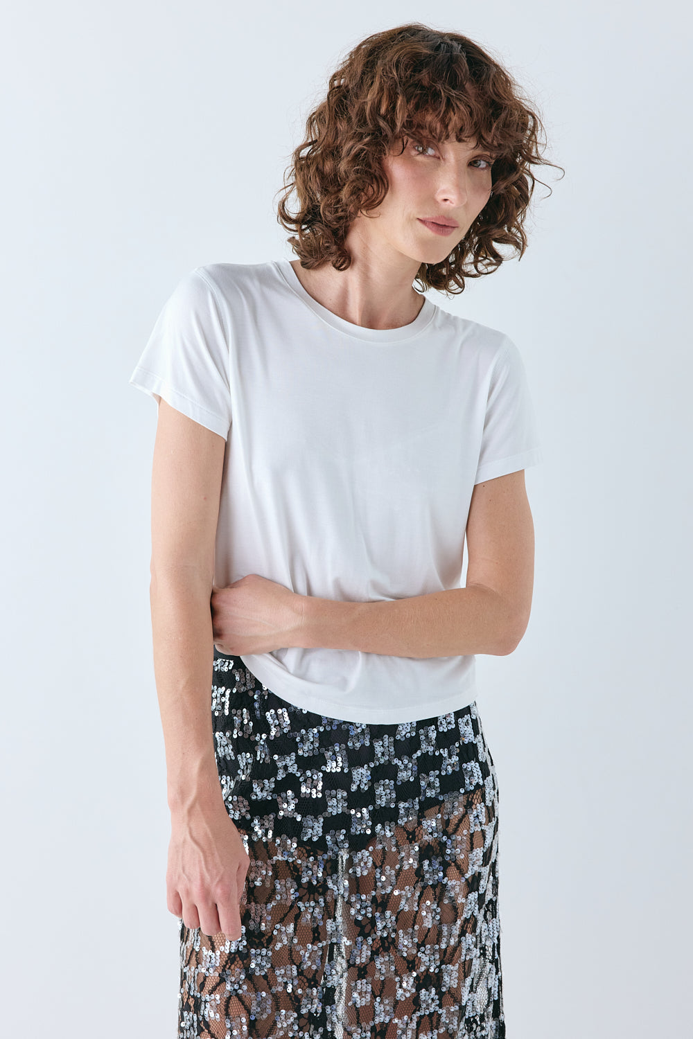 Cecile Tee White