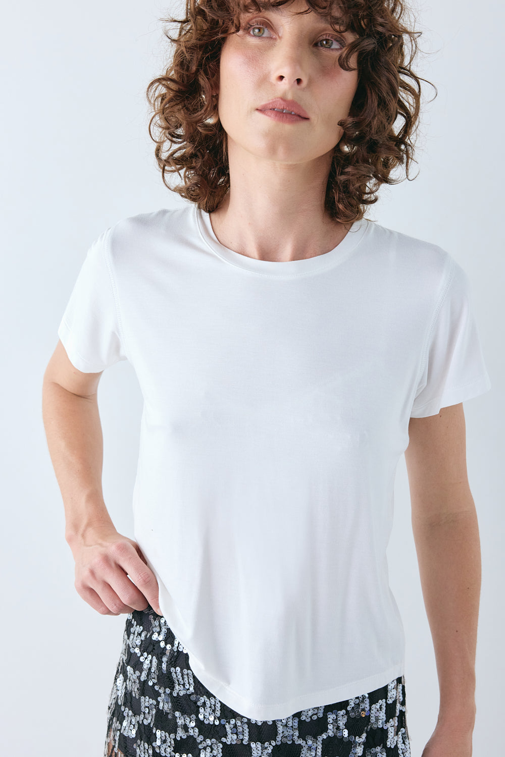 Cecile Tee White