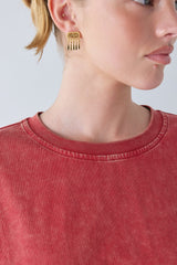 Willow Tee Chalk Red