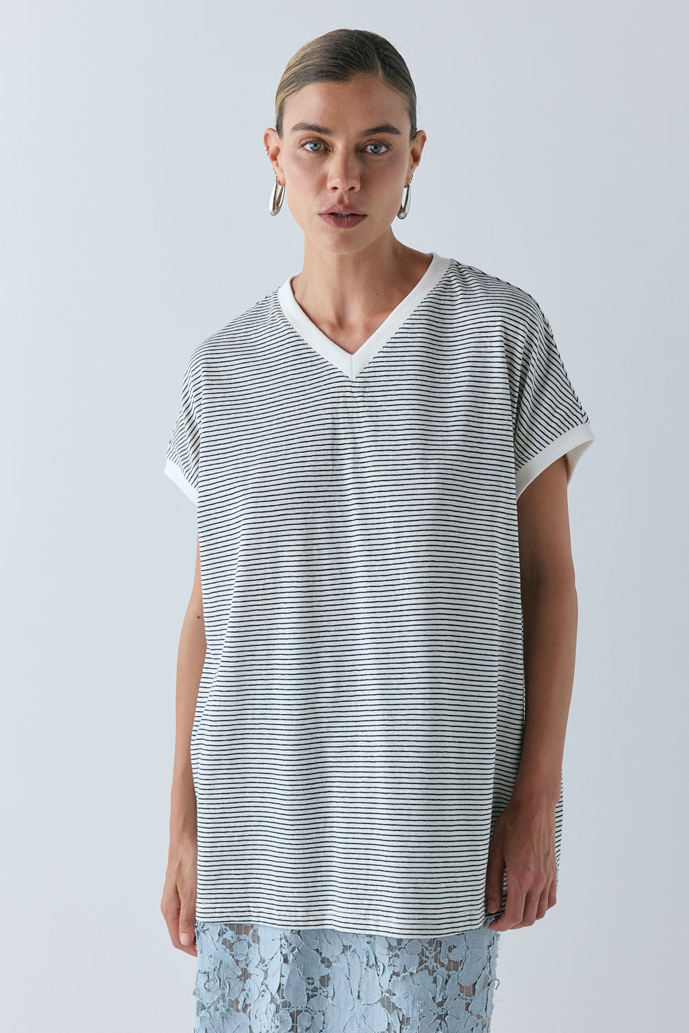 Lee Tank Black Stripe