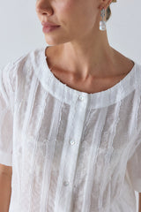 Simone Top White