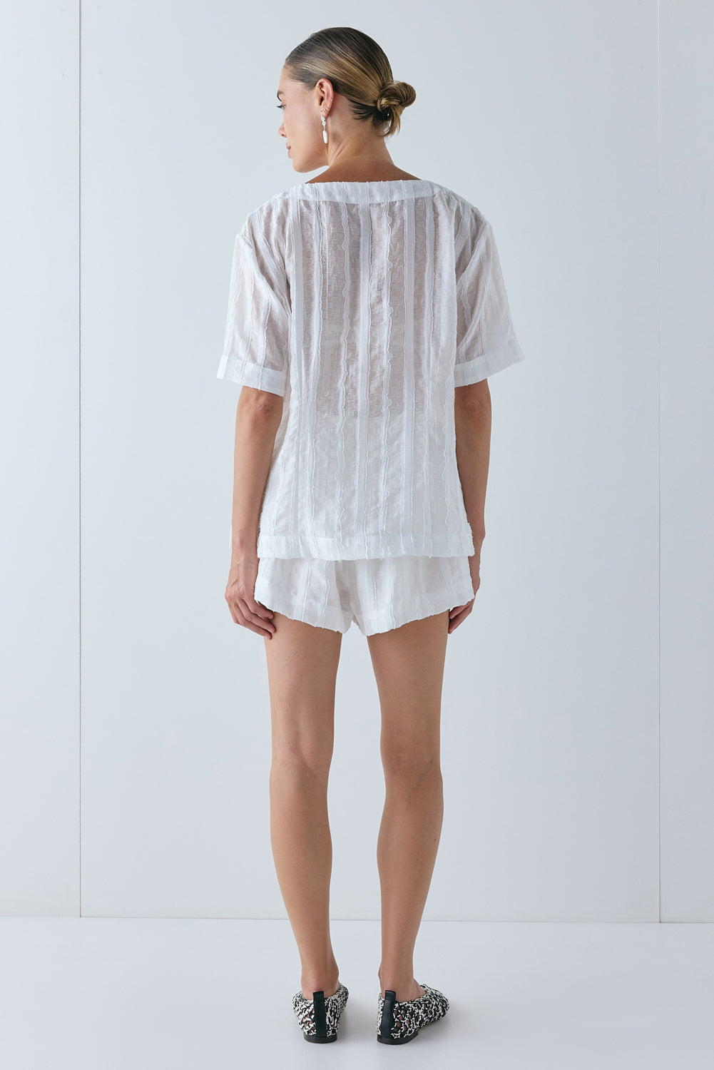 Simone Top White