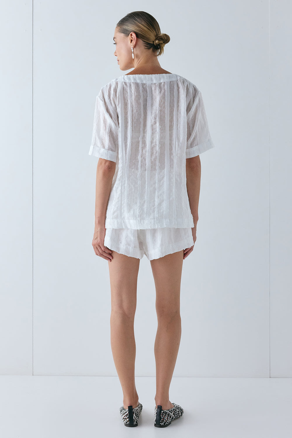 Simone Top White