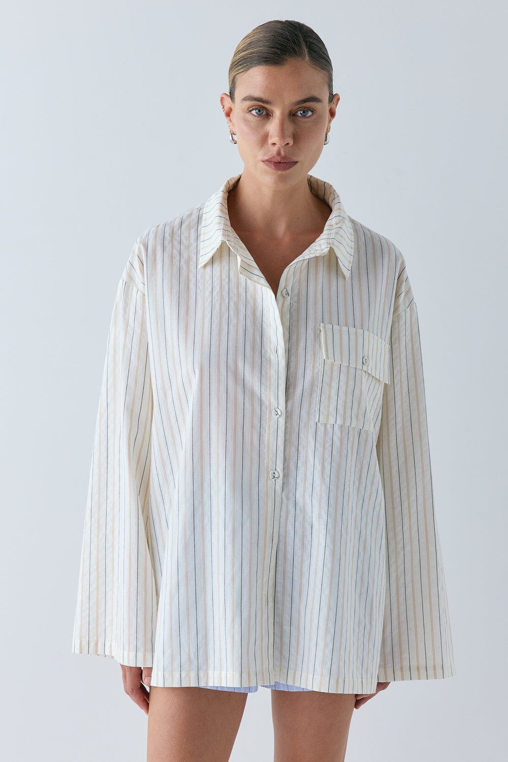 Vale Shirt Cream Stripe