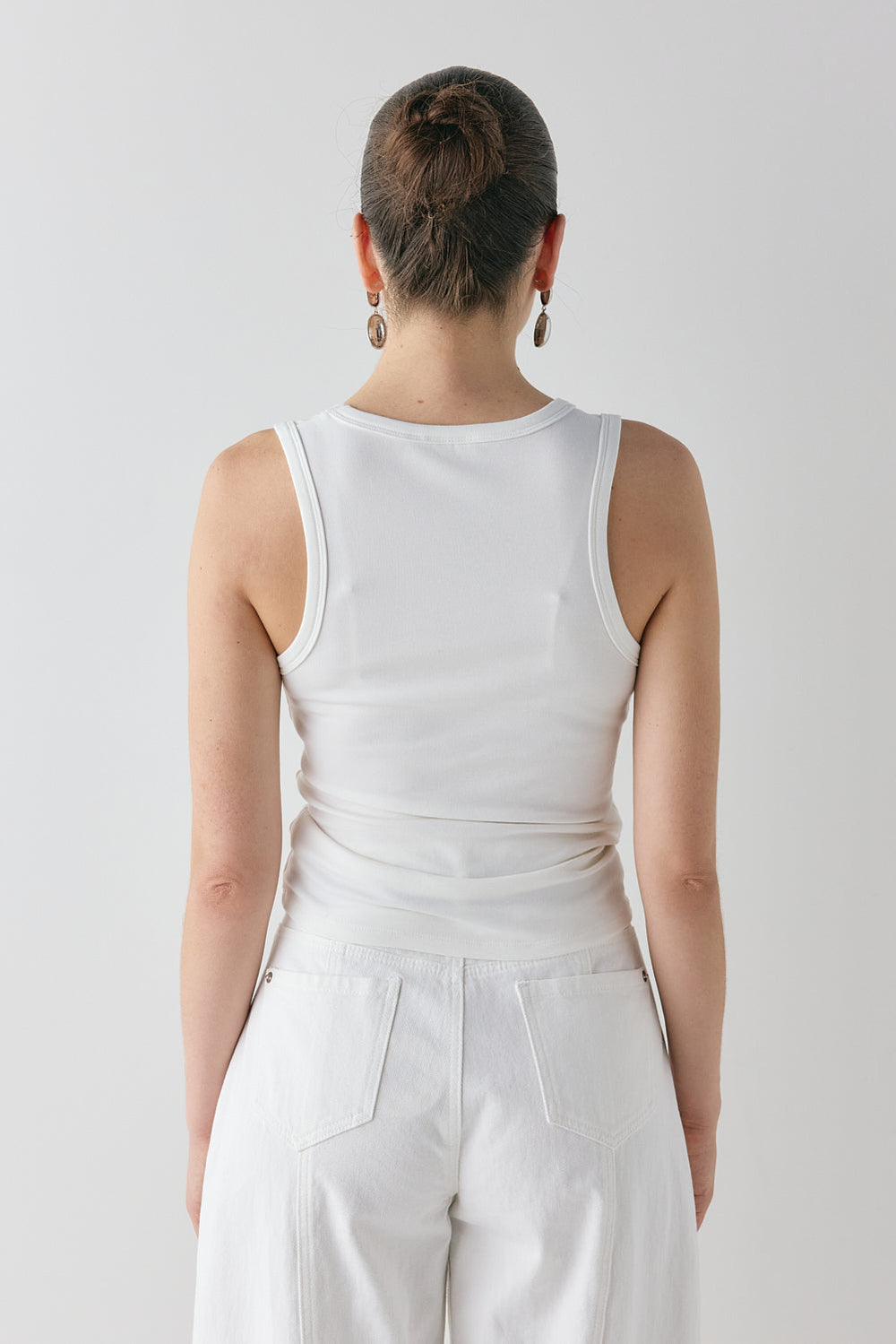 Cora Tank White