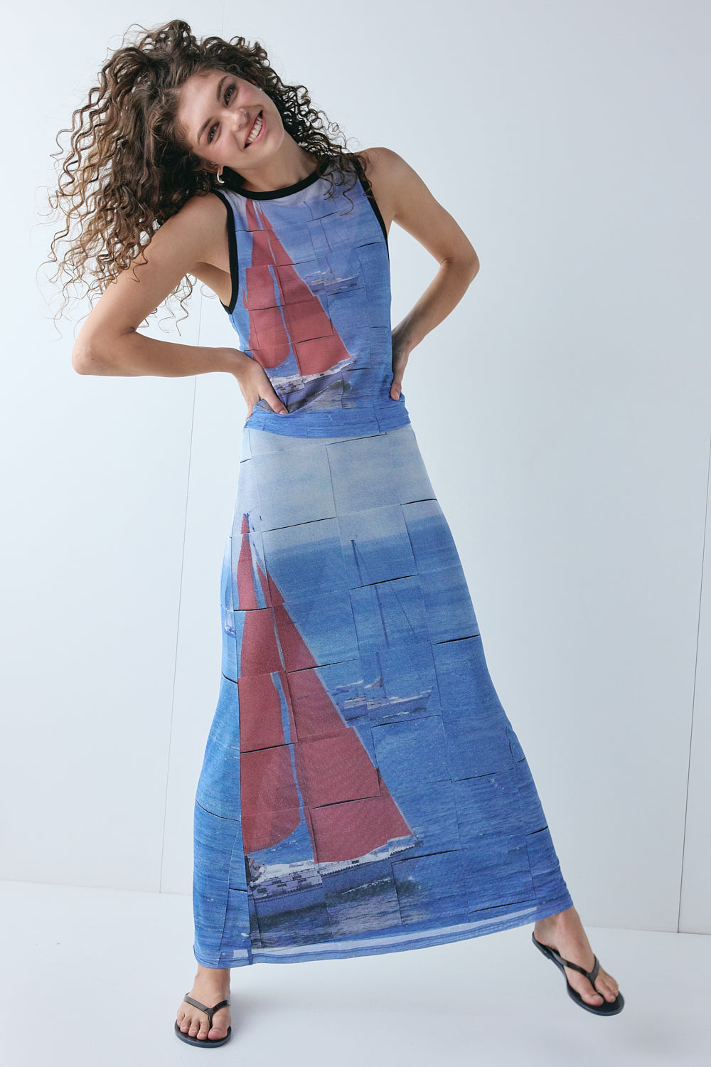 Alexia Mesh Top Sail