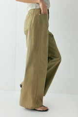 Hart High Rise Denim Jeans Khaki