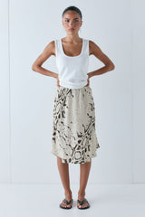 Marcia Midi Skirt Snake