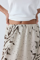Marcia Midi Skirt Snake