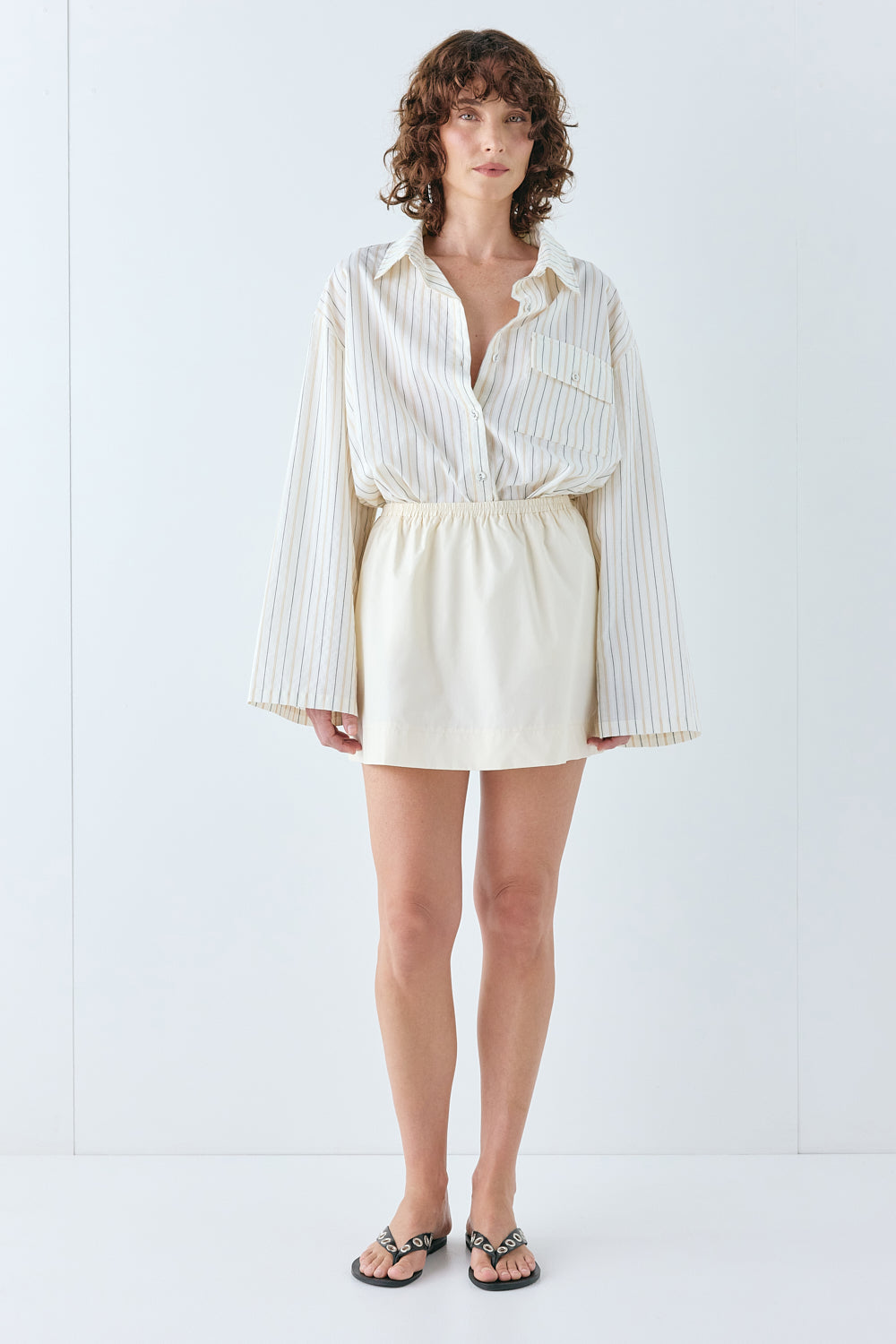 Elka Mini Skirt Cream