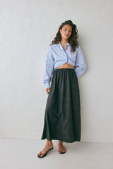 Solara Midi Skirt Black