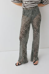 Remi Sheer Pants Croc