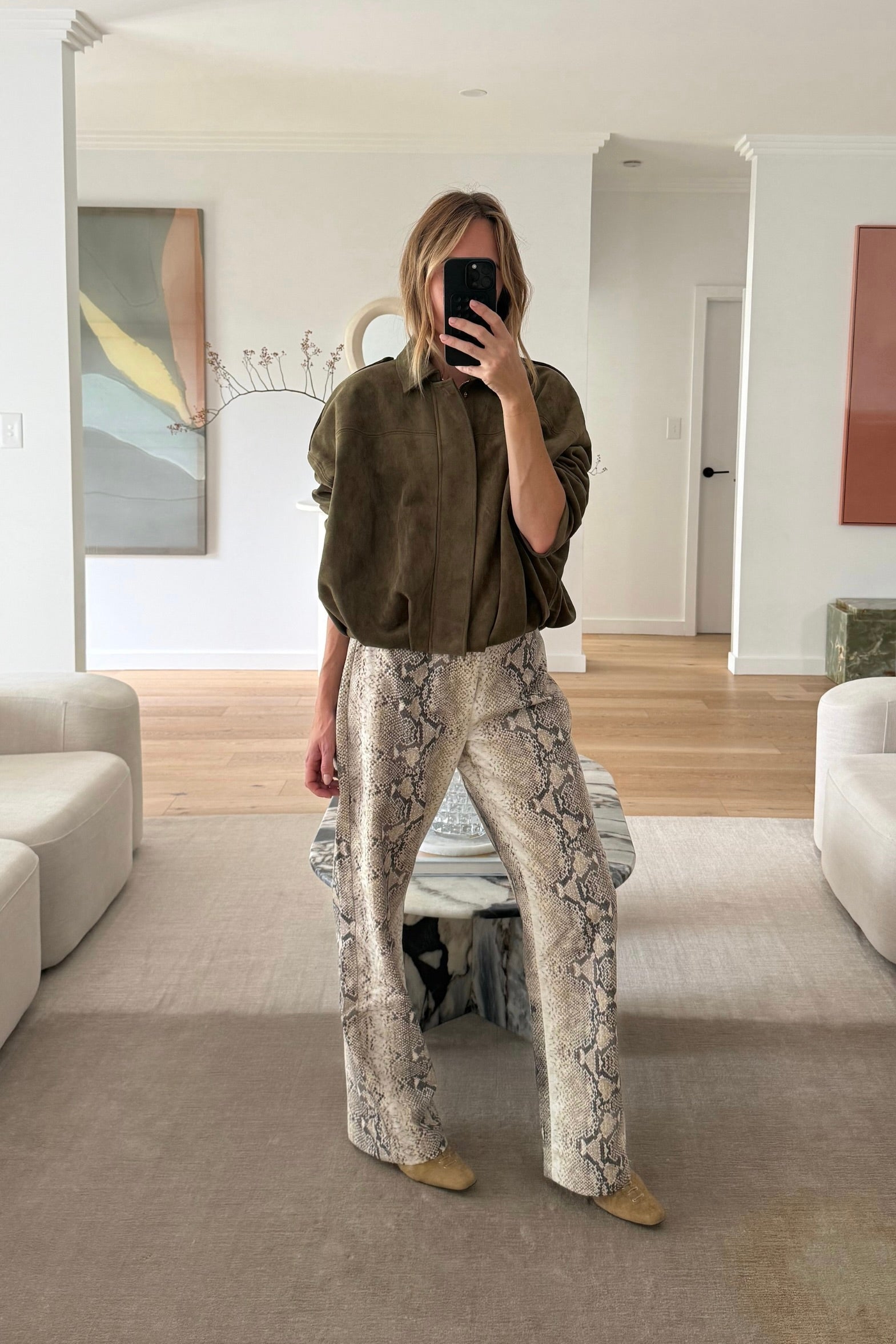 Rue High Rise Pants Snake
