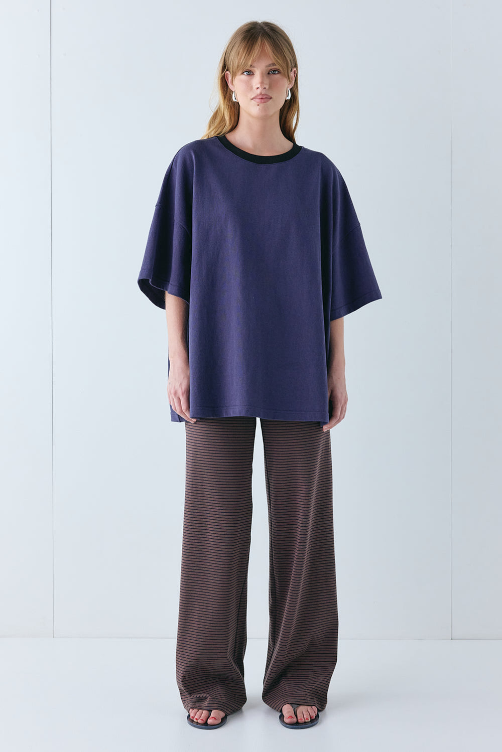 Macy Pants Brown Stripe
