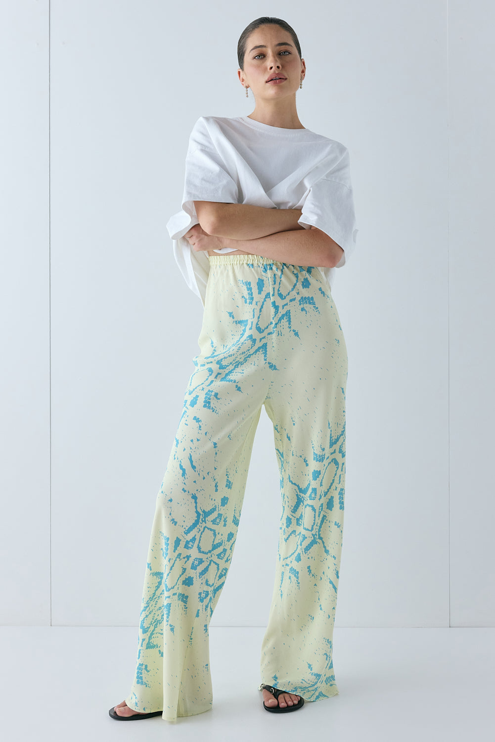 Remi Pants Yellow Snake