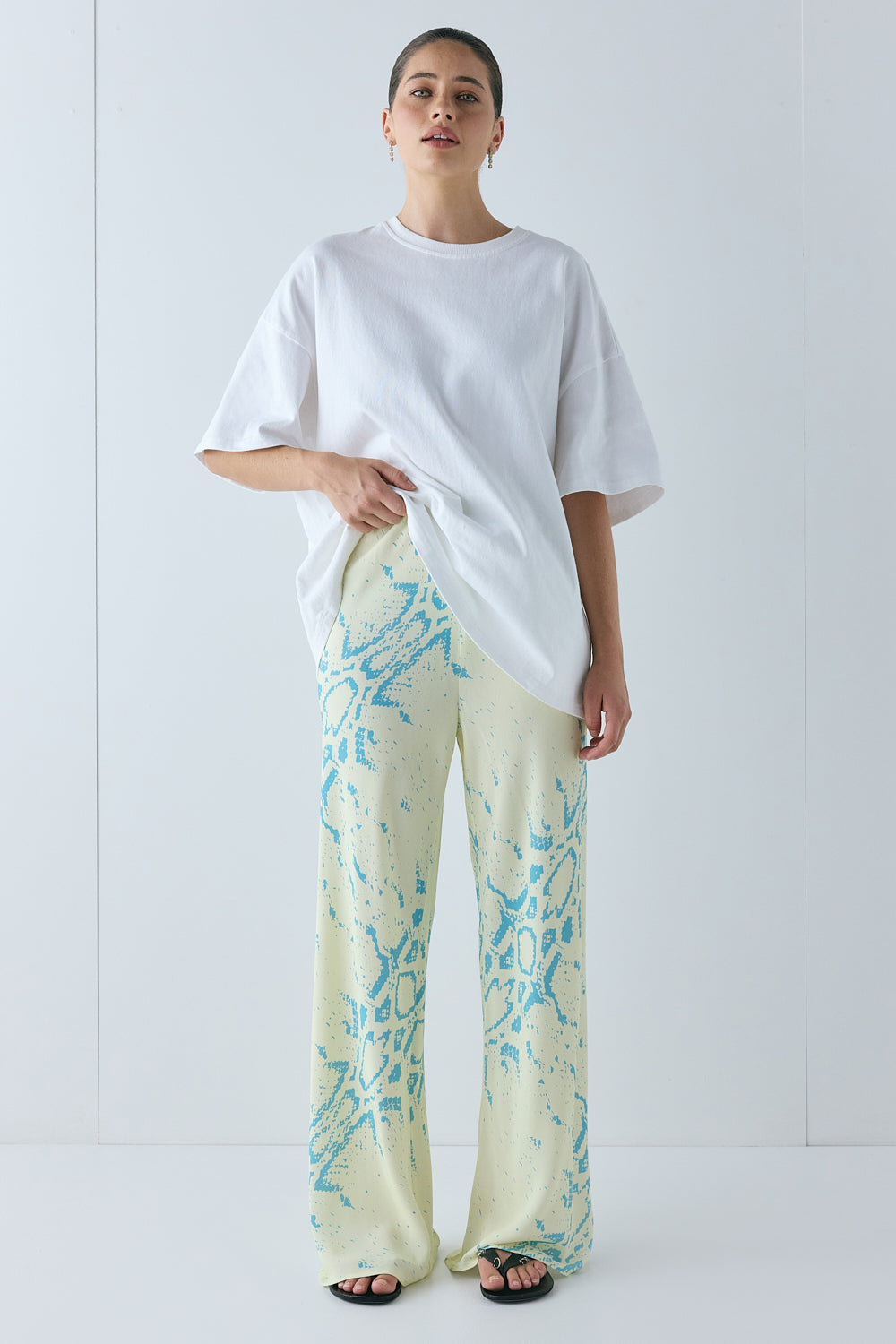 Remi Pants Yellow Snake