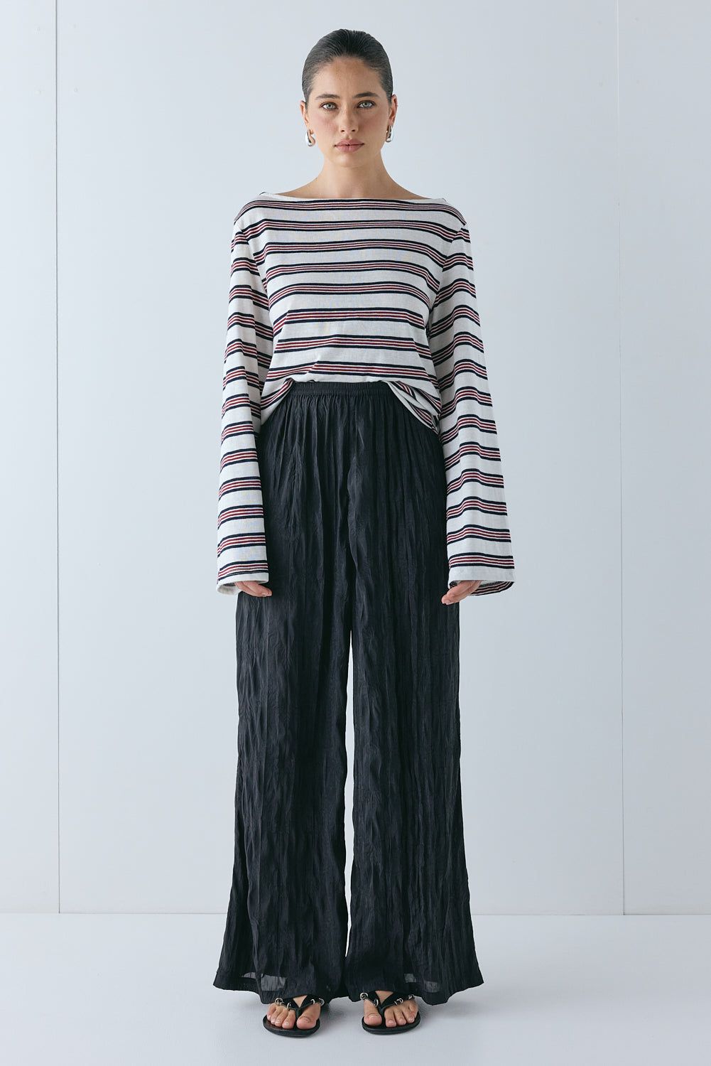 Raya Pants Crinkle Black