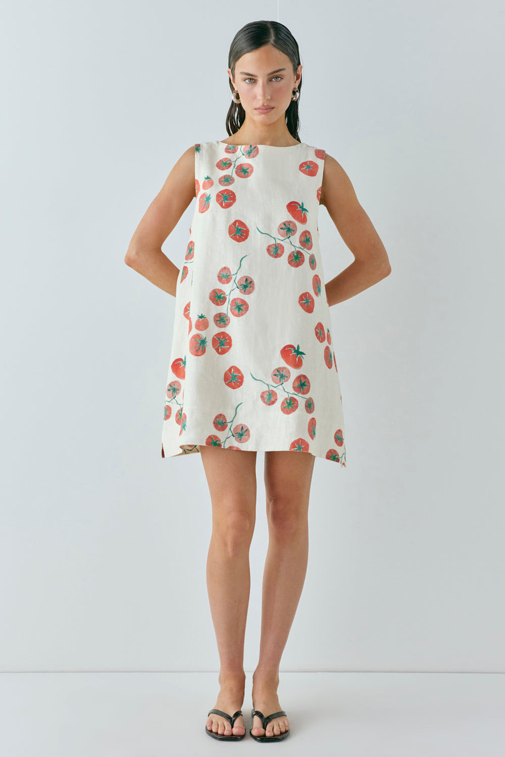 Aftersun Linen Mini Dress Roma