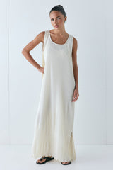 Leona Midi Dress Cream