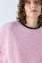 Juni Knit Jumper Pink Marle