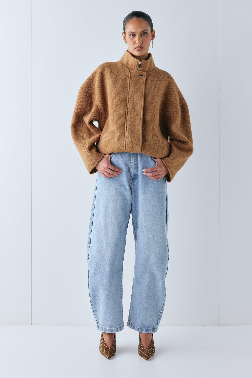 Lennon Bomber Jacket Tan