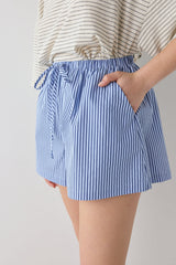 Annika Shorts Blue Stripe