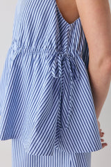 Indi Top Blue Stripe