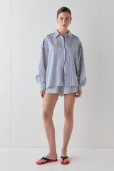 Annika Shorts Cobalt Stripe