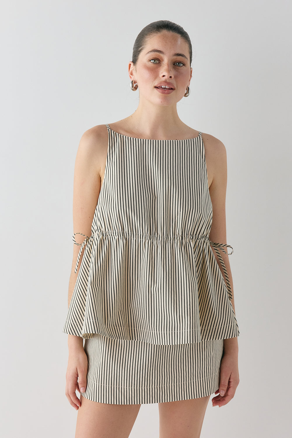 Indi Top Black Stripe