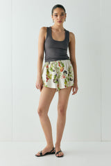 Eira Linen Shorts Orchard